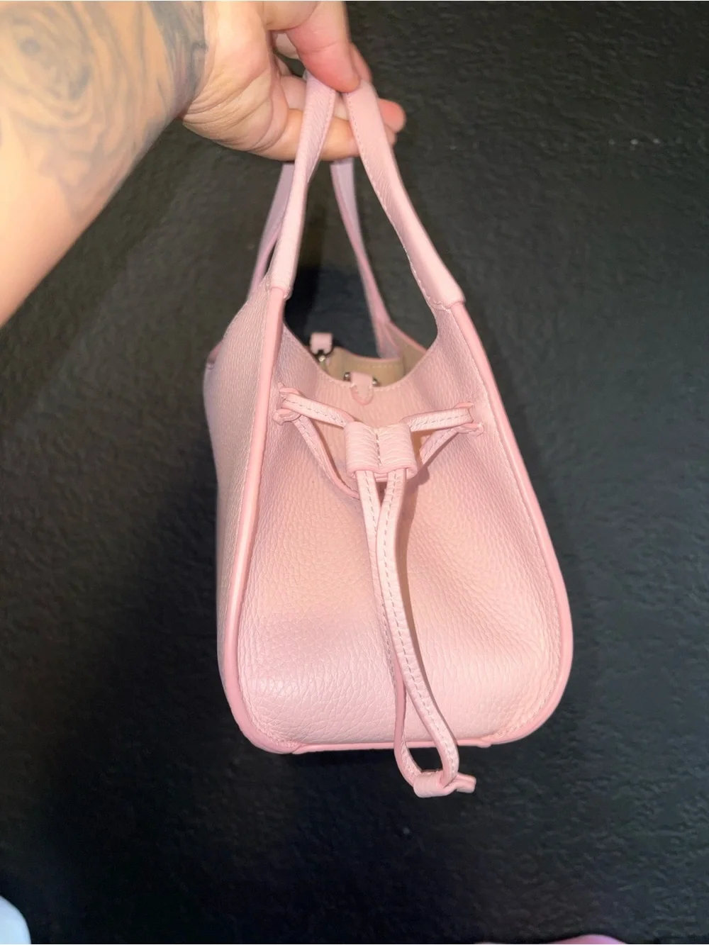 kate spade Pink Pebbled Leather Mini Top-Handle Crossbody